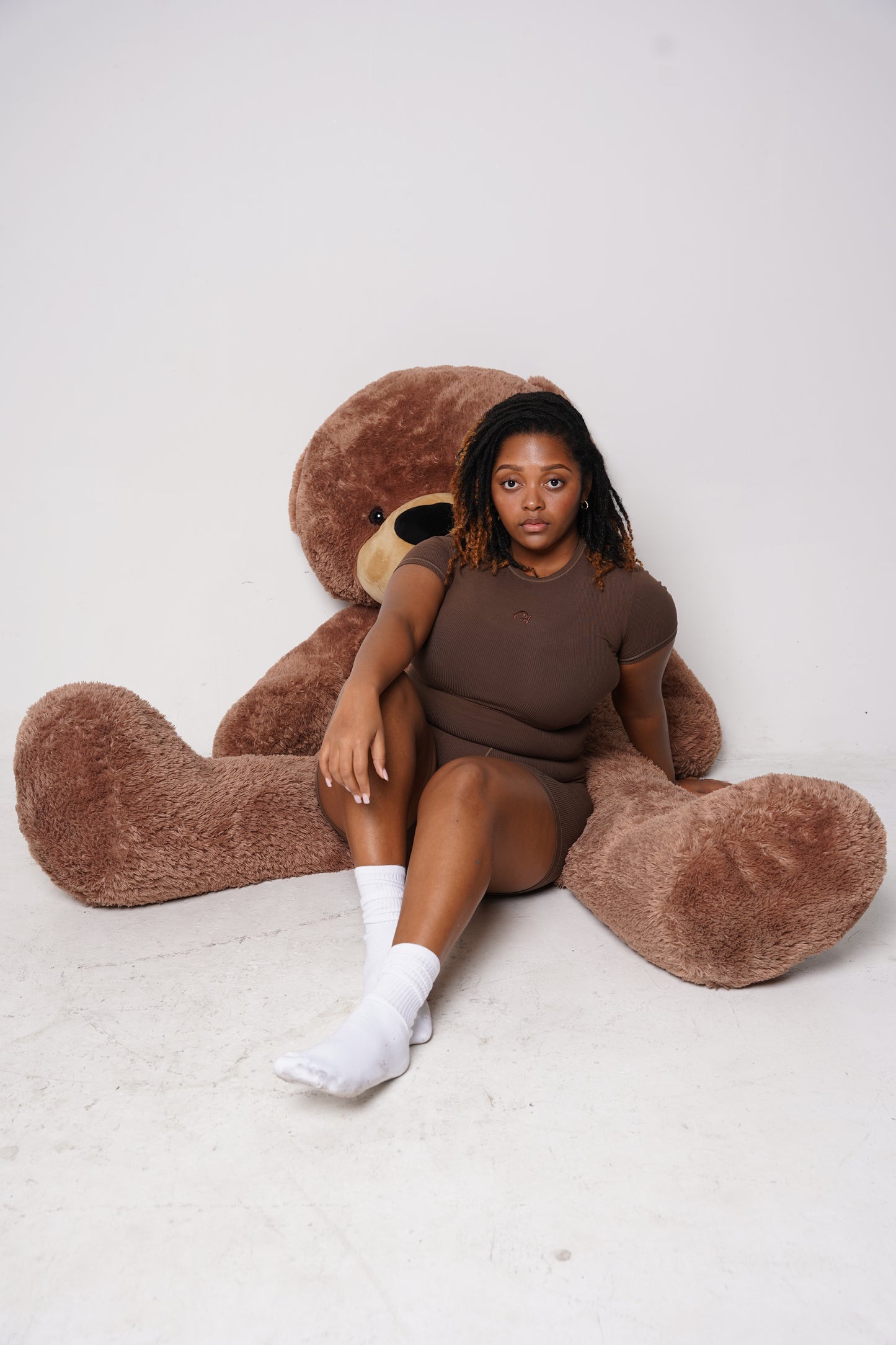 Ribbed Shorts (Mocha)