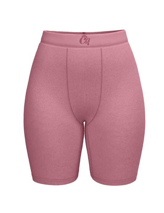 Ribbed Shorts (BubbleGum)