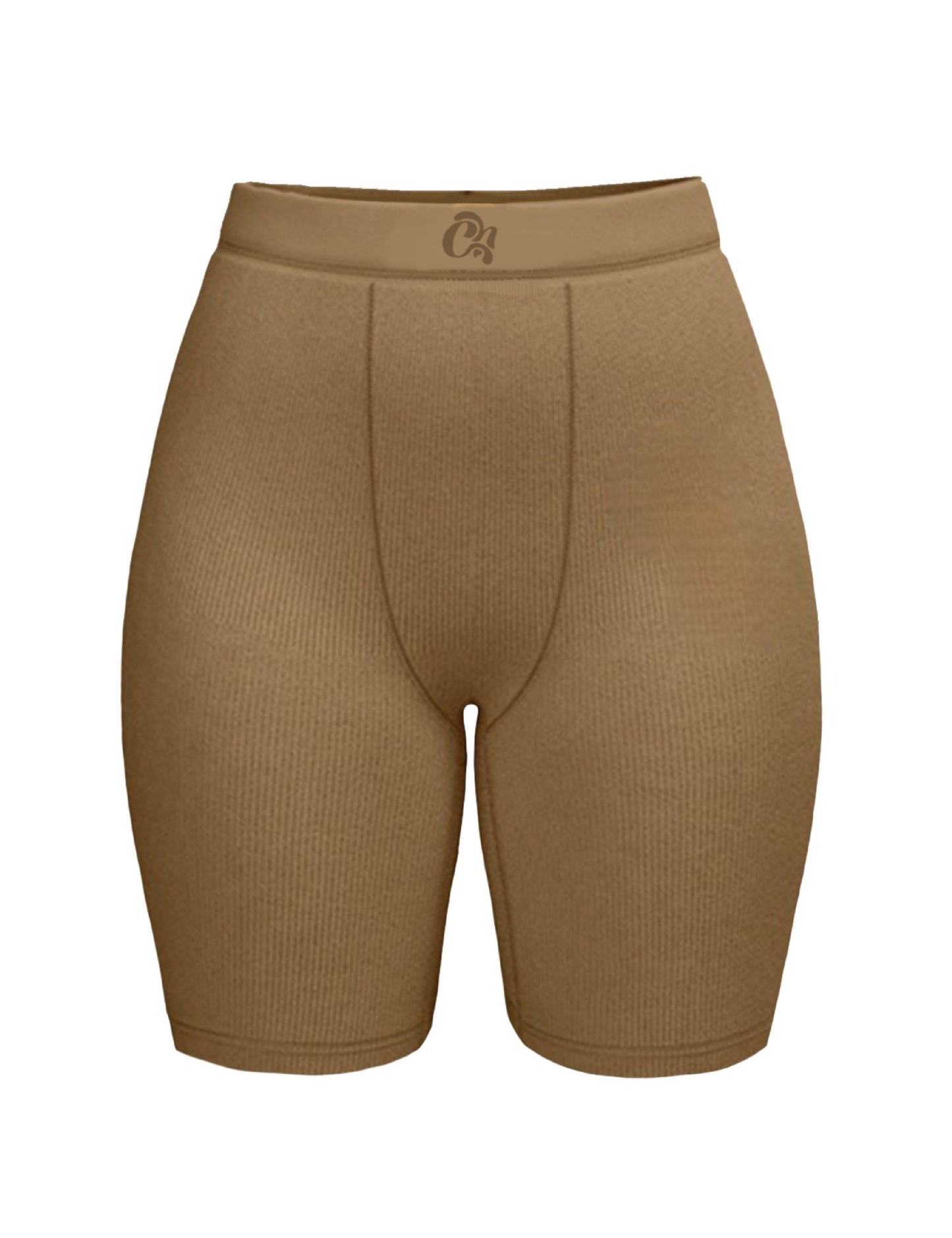 Ribbed Shorts (Cream)