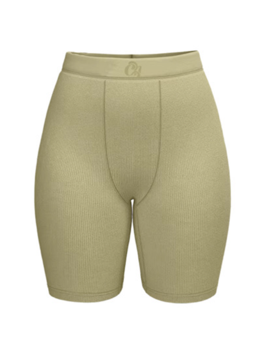 Ribbed Shorts (Butter)