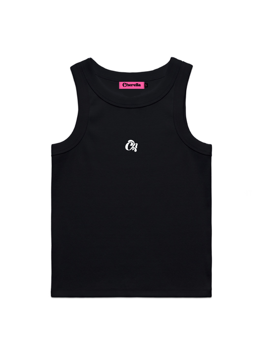 Rib Tank (White) - front view